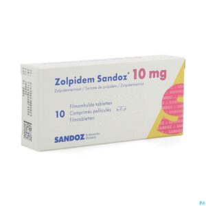 Zolpidem 10Mg Sandoz Blister