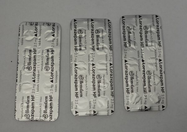 lorazepam doos 30 pillen
